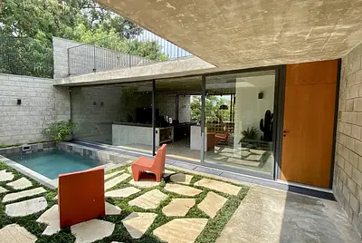 Casa contemporanea com vista maravilhosa